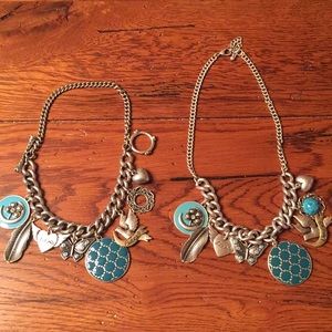 💋Matching charm bracelet and necklace!!💋